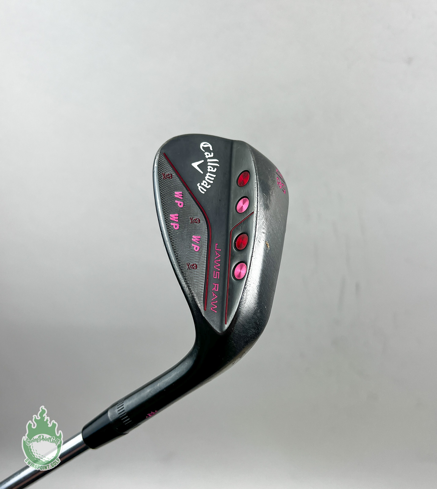 Callaway　JAWS RAW 58 Callaway JAWS Raw Raw Face Chrome W Grind Lob Wedge 58