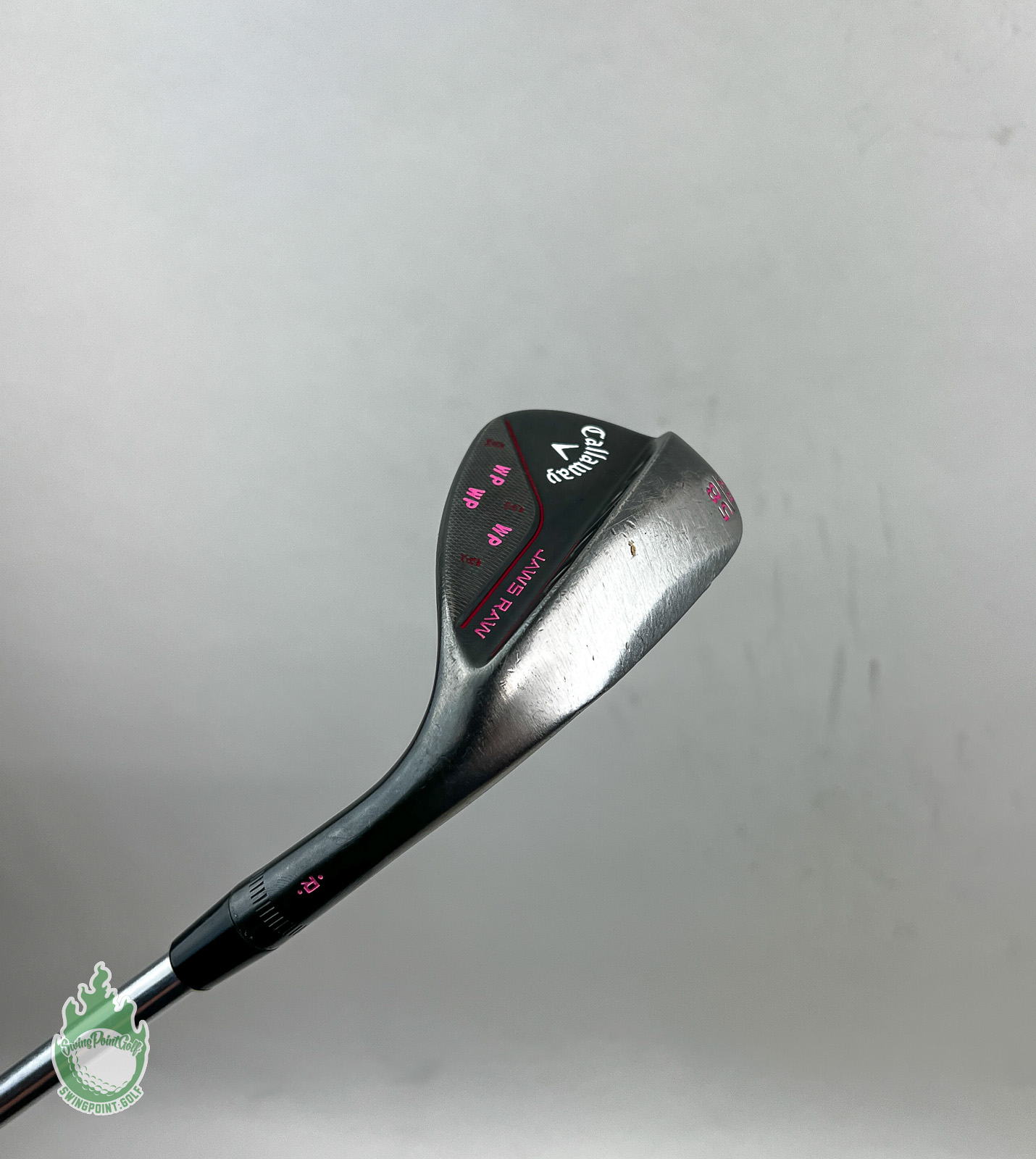 Callaway　JAWS RAW 58 Callaway JAWS Raw Raw Face Chrome W Grind Lob Wedge 58