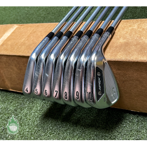 Used Callaway APEX Pro/CB Forged '24 Irons 4-10 110g 6.0 Stiff Steel Golf Set