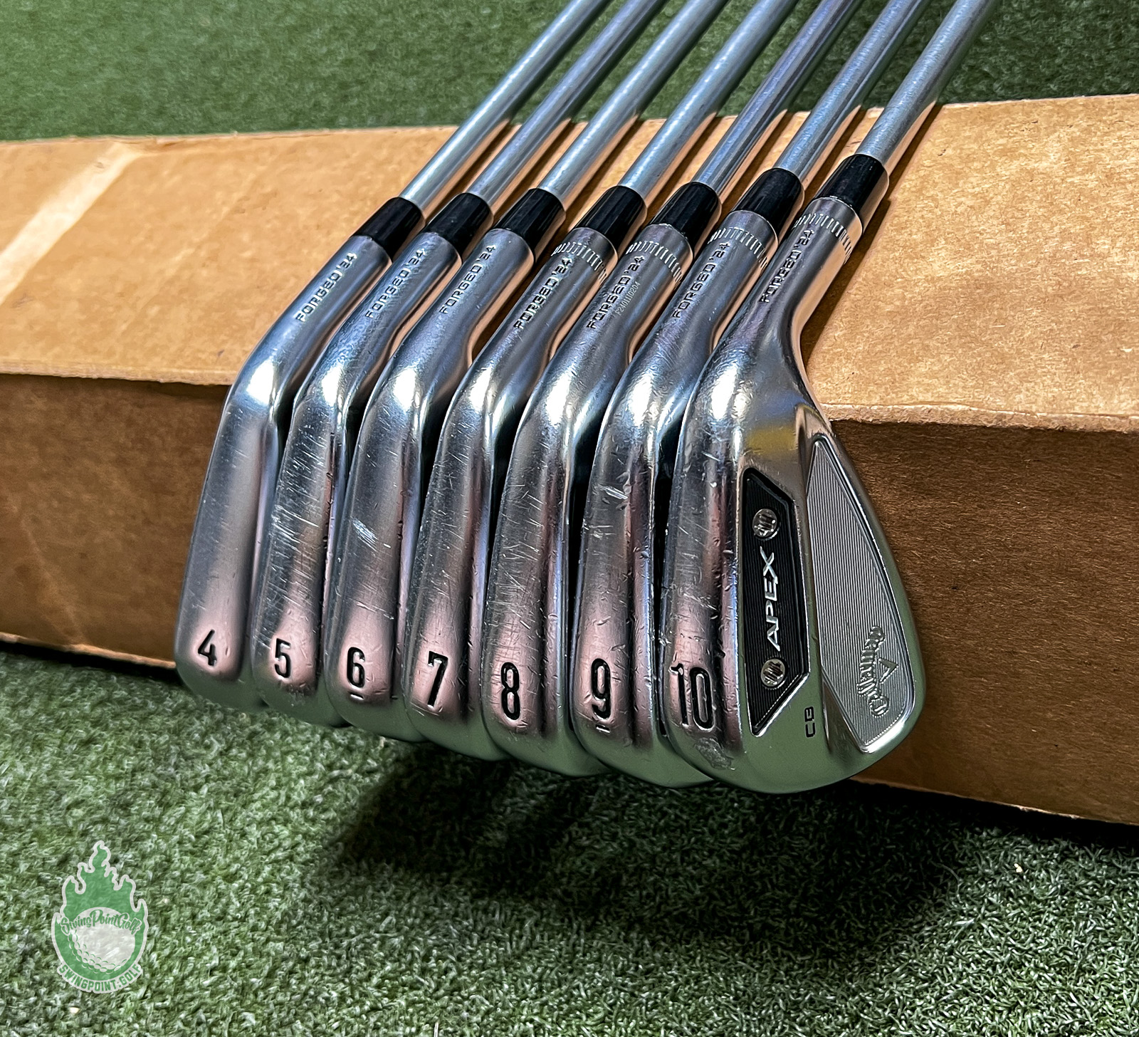 Used Callaway APEX Pro/CB Forged '24 Irons 4-10 110g 6.0 Stiff