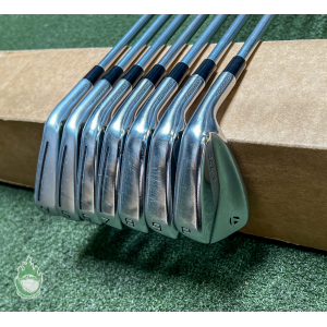 Used RH 2021 TaylorMade P-770 Forged Iron 4-PW 6.0 110g Stiff Steel Golf Set