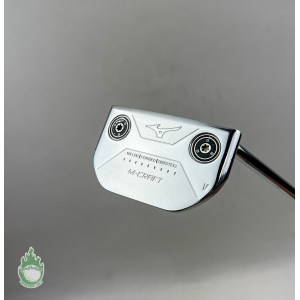 Used Right Handed Mizuno M Craft V White Satin 35.25" Putter Steel Golf Club