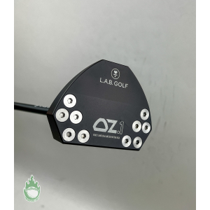 Used LAB Golf OZ.1 34" Putter 0* Shaft Lean Accra Black Graphite Golf Club 68*
