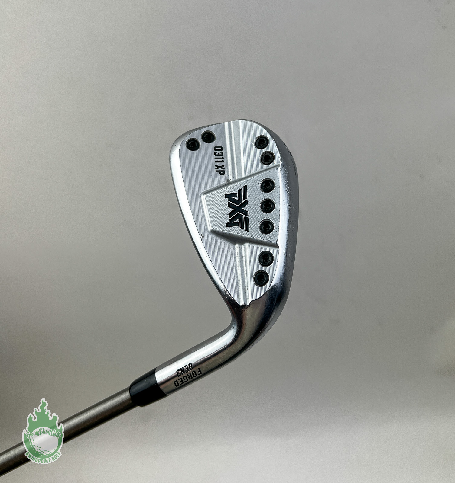 Used RH PXG 0311XP Gen 3 Forged 9 Iron Steelfiber Regular