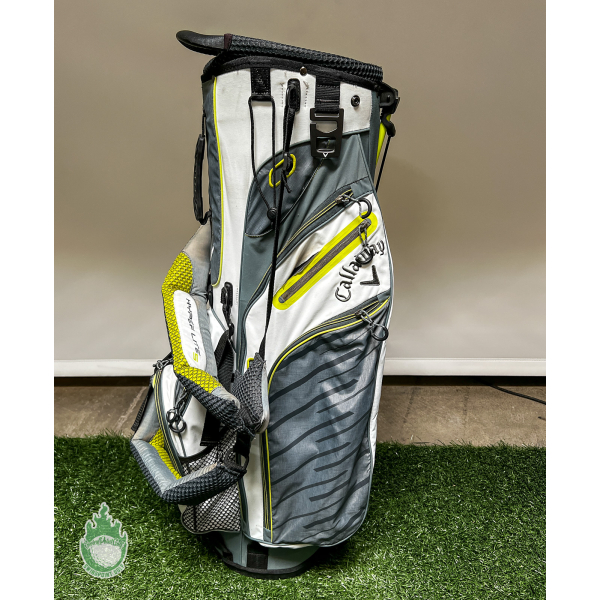 Callaway Hyper Lite 5 Stand/Carry Golf Stand Bag Lime Green