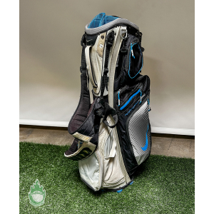 Nike Golf Performance Hybrid 14-Way Cart/Carry Stand Golf Bag Blue/White/Black