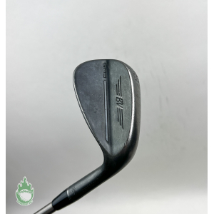 Used RH Titleist Vokey SM9 F Grind Jet Black Wedge 50*-12 Regular Flex Graphite