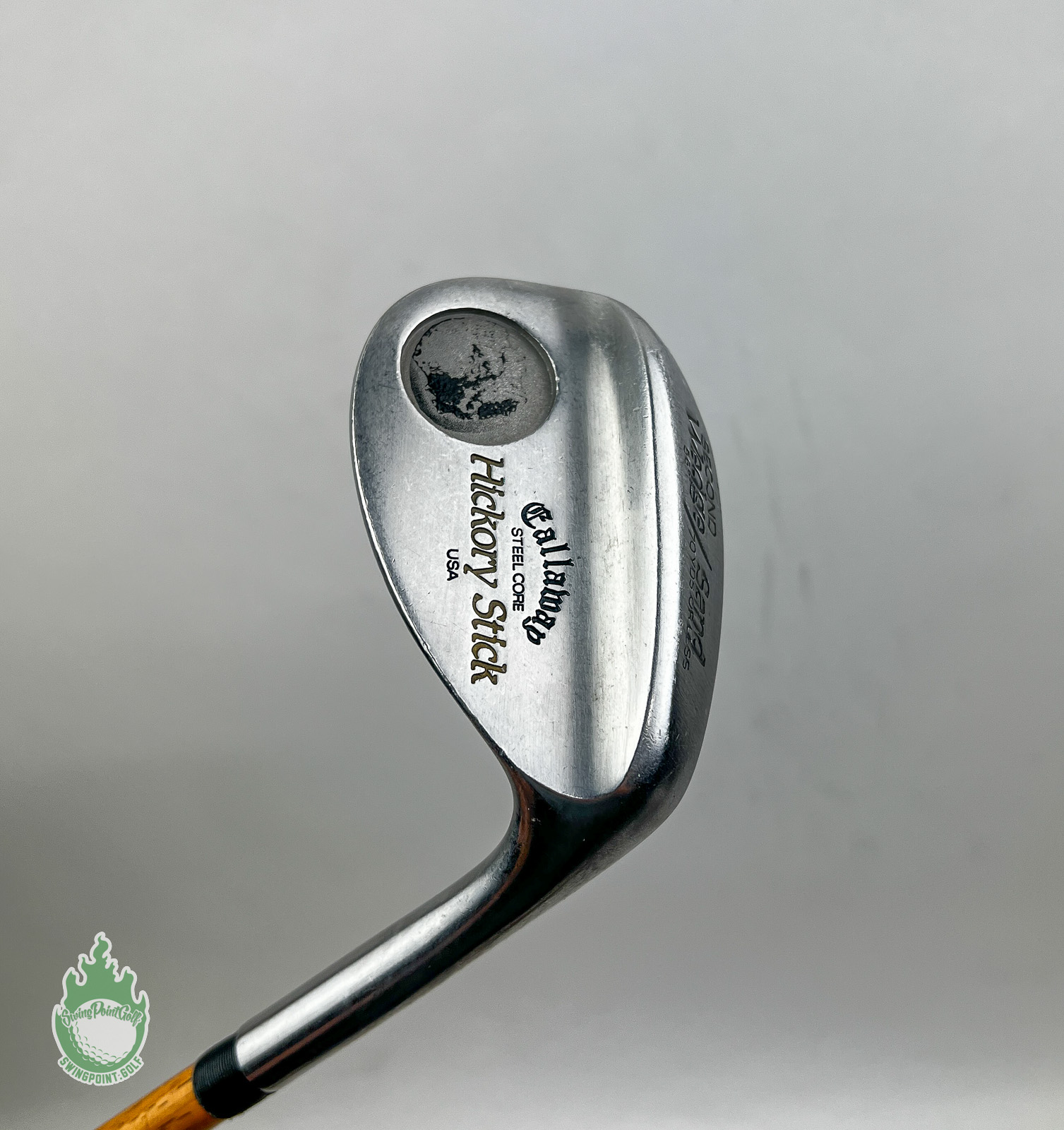 Used Right Handed Callaway Hickory Stick 56* Wedge Hickory Shaft