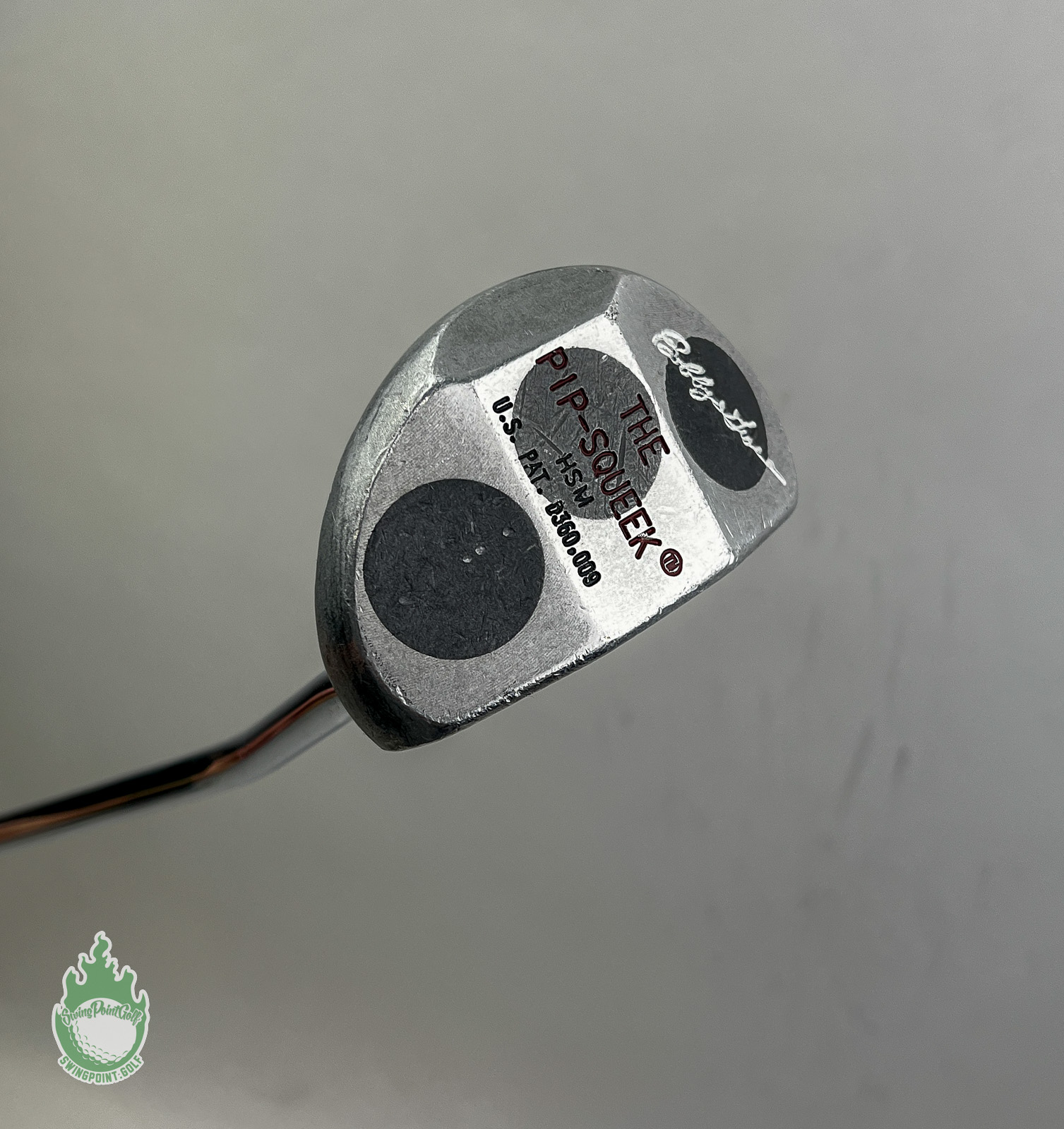Used Right Handed Bobby Grace The Pip-Squeek HSM Putter Steel Golf Club 35.75”