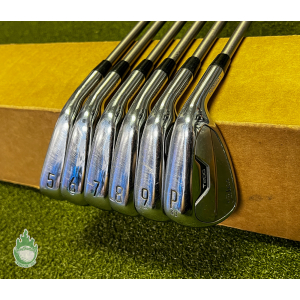 Used RH 2021 Titleist T200 Irons 5-PW Steelfiber Regular Flex Graphite Golf Set