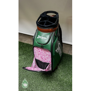 New Srixon Golf SRX Tour Staff Bag Limited Masters Green/Brown w