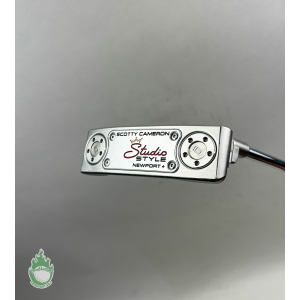 Used 2025 Titleist Scotty Cameron Studio Style Newport+ 35" Putter Steel Golf