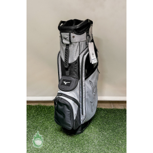 New Mizuno BR-D3c 7-Way Stand Golf Bag Black/Gray With Tags and Rainhood