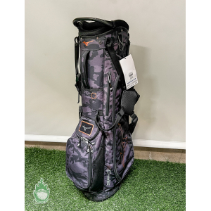 New With Tags Mizuno BR-D3 Black Camo/Copper 4-Way Stand Golf Bag