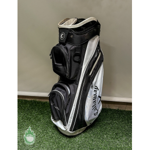 Used Callaway ORG 14 Way Golf Cart Carry Bag White/Black Cascata Golf Club