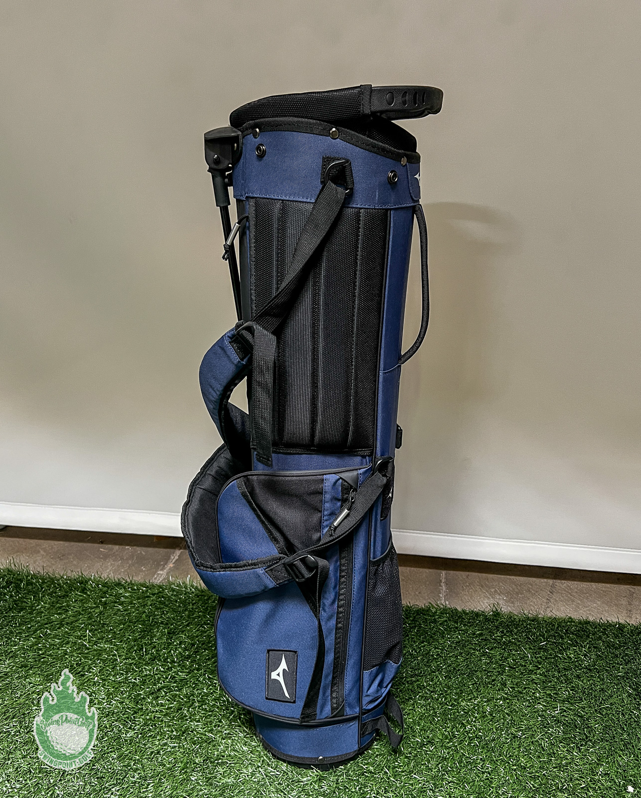 New With Tags Mizuno BR-D2 4-Way Stand Golf Bag Navy Blue 9