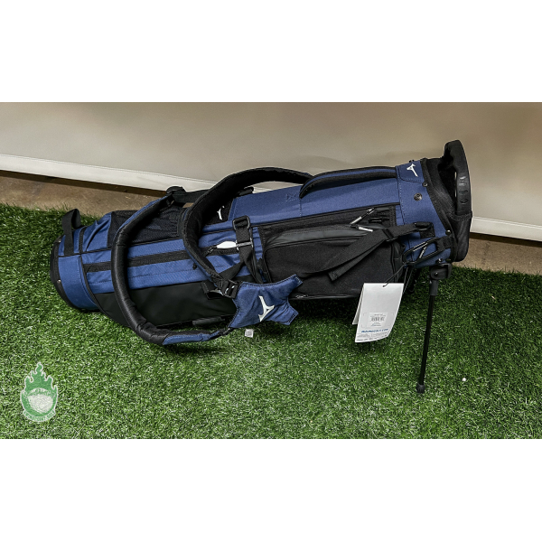 New With Tags Mizuno BR-D2 4-Way Stand Golf Bag Navy Blue 9