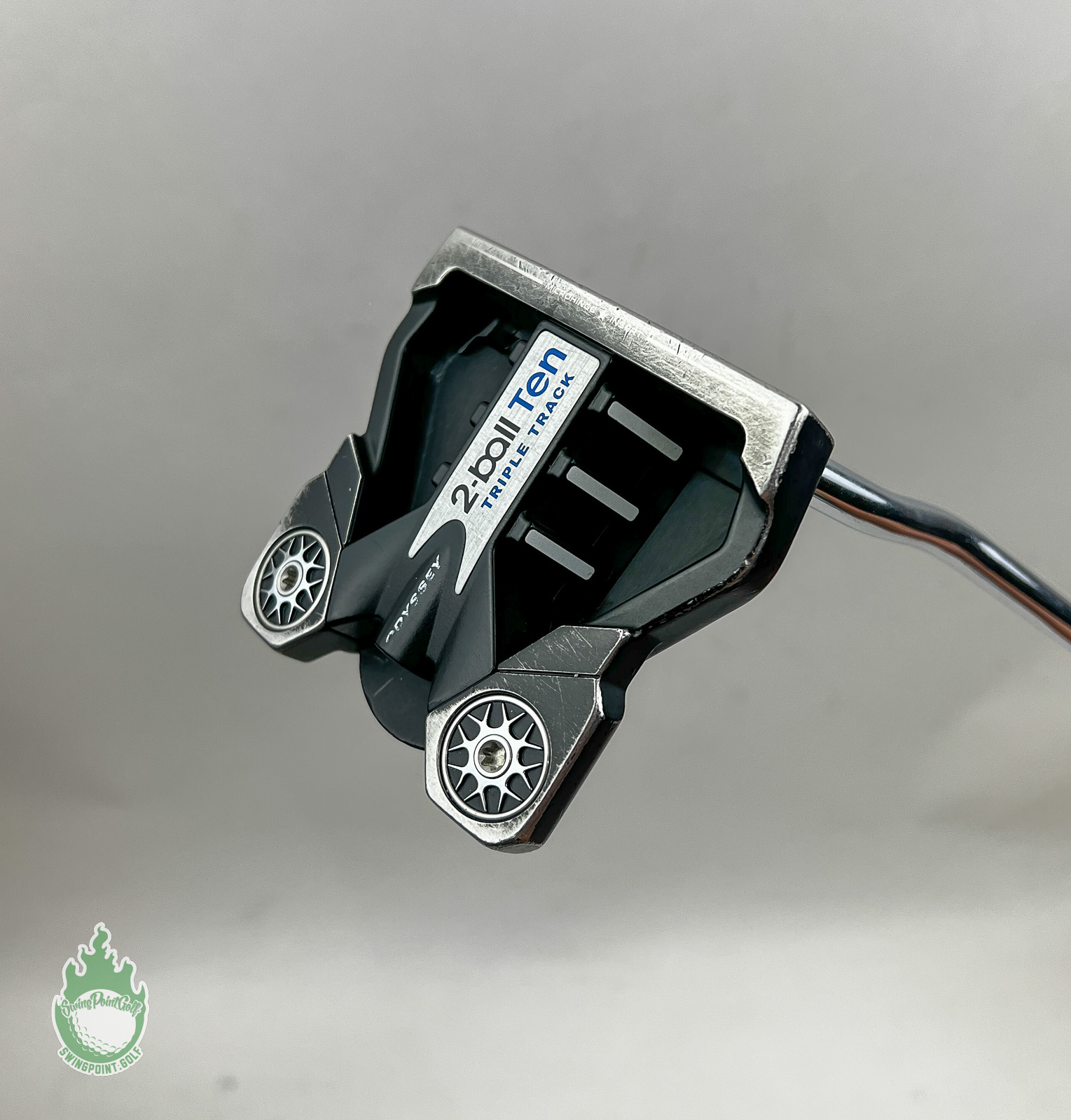 Right Hand Odyssey 2-Ball Ten Blue Triple Track Putter 34