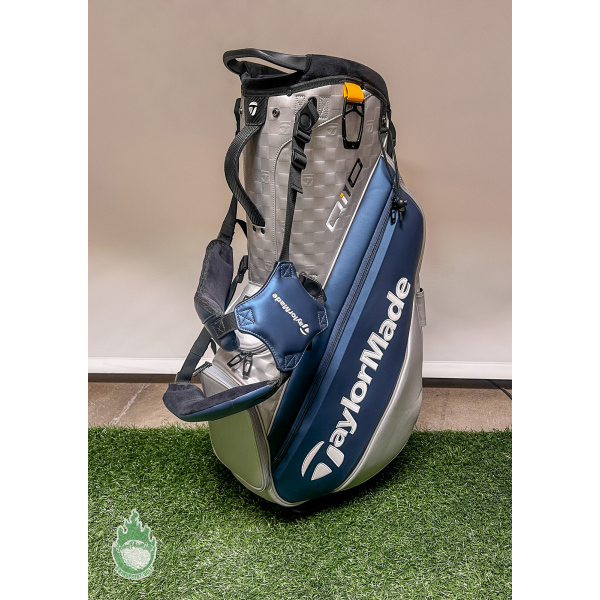 Team Taylormade Qi10 Stand Carry 4-way Golf Bag Gray/Blue W