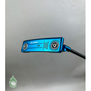 Used RH Mizuno M Craft OMOI 02 Blue Ion Forged 35" Putter Steel Golf Club