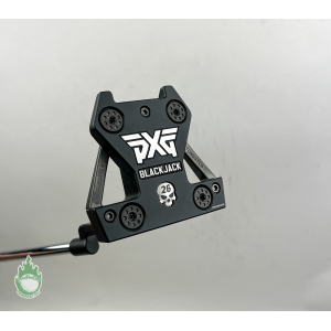 Used Right Handed PXG BlackJack 34" Putter Steel Golf Club w/ Headcover