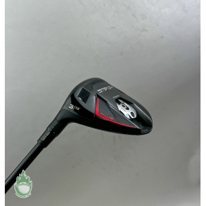 LH TaylorMade Stealth 2 Plus Fairway 3 Wood 15* HZRDUS Stiff Graphite Golf Club