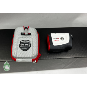 Used Bushnell Tour V4 Laser Rangefinder Slope Edition Magnetic Strap/Carry Case