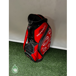 Used Callaway Odyssey Black/Red Staff Bag 6-Dividers 6-Pockets No