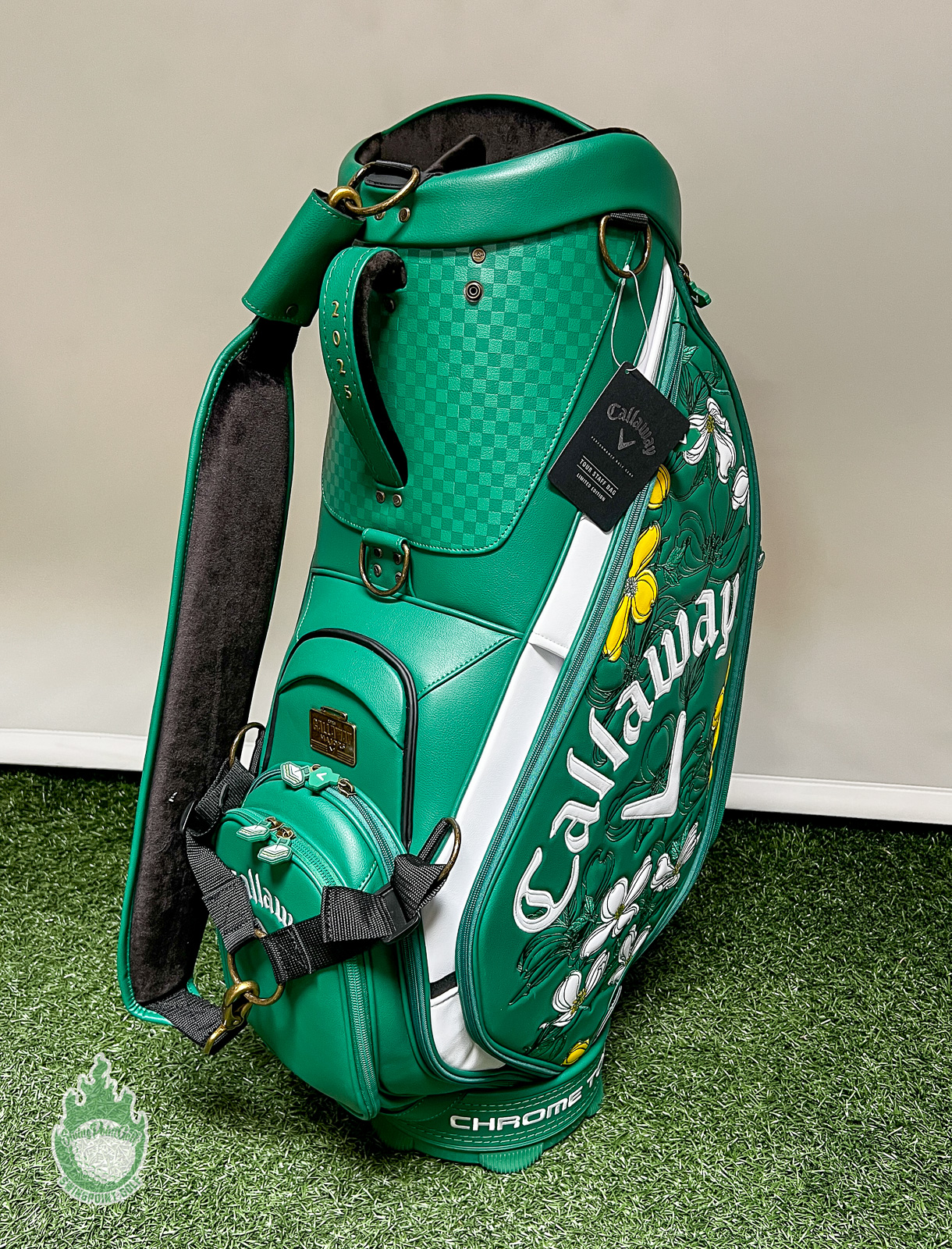 NEW Callaway 2025 April Major Tour Staff Bag 6-Dividers Rainhood