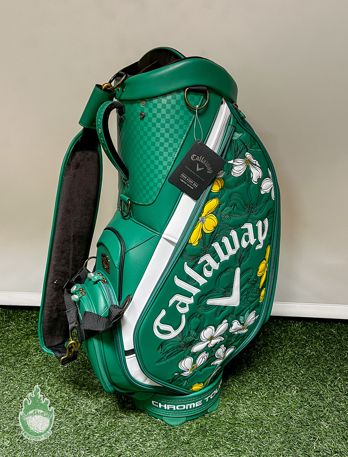 NEW Callaway 2025 April Major Tour Staff Bag 6-Dividers Rainhood