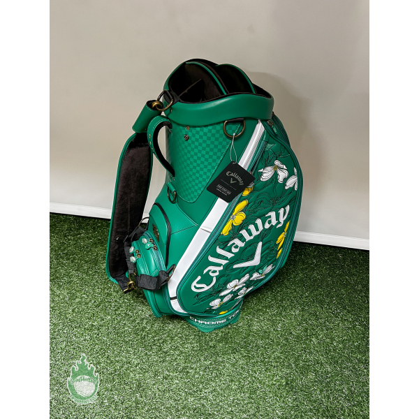 NEW Callaway 2025 April Major Tour Staff Bag 6-Dividers Rainhood