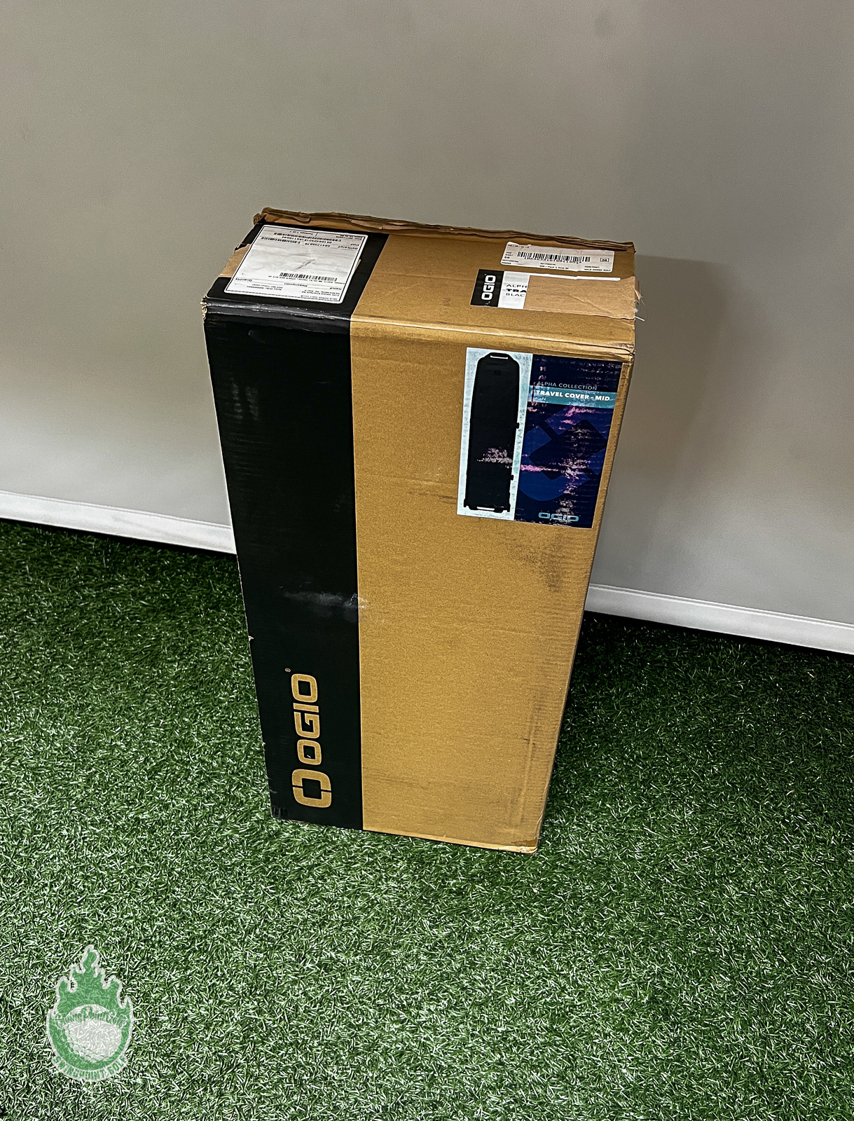 NEW 2025 OGIO Alpha Collection Mid Wheeled Travel Cover Soft Black Travel Case