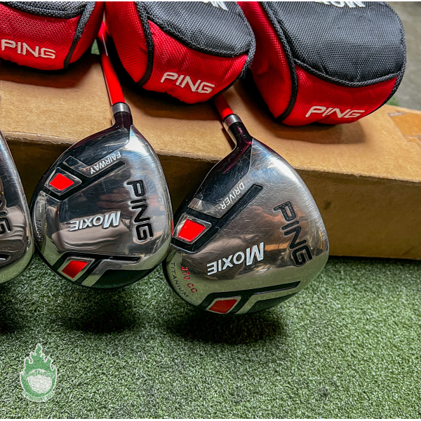 Left Handed Ping Moxie Junior Youth Golf 5 Club Set 7,9,Hybrid