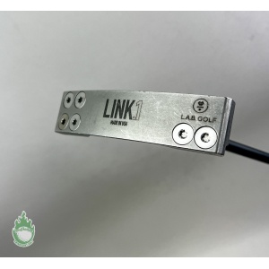Used Right Handed LAB Golf LINK.1 34" Putter Black Steel Golf Club