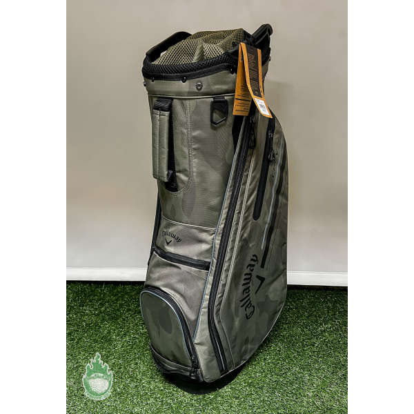 New 2024 Callaway CHEV 14 Way Golf Cart Carry Bag Olive Camo