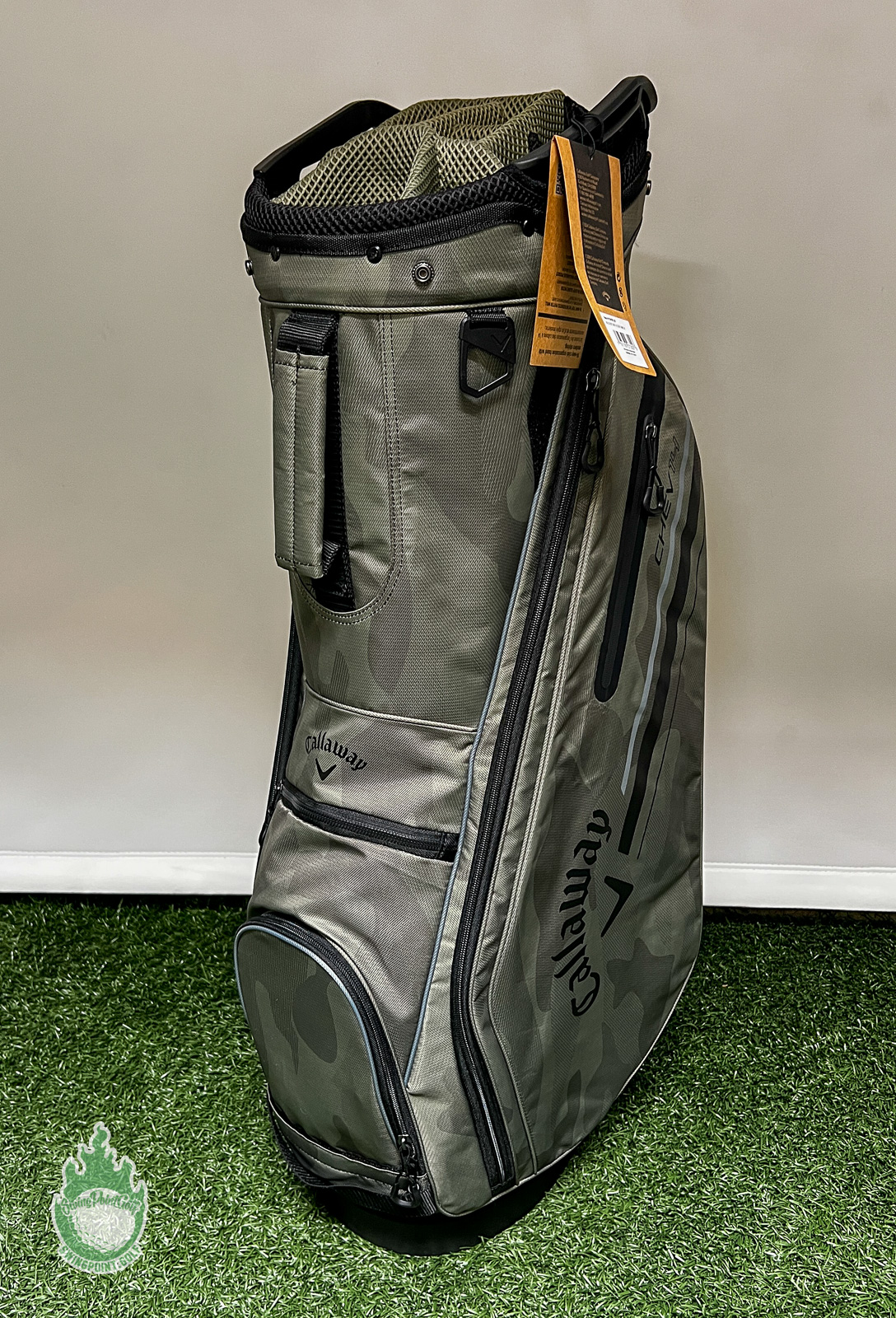 New 2024 Callaway CHEV 14 Way Golf Cart Carry Bag Olive Camo