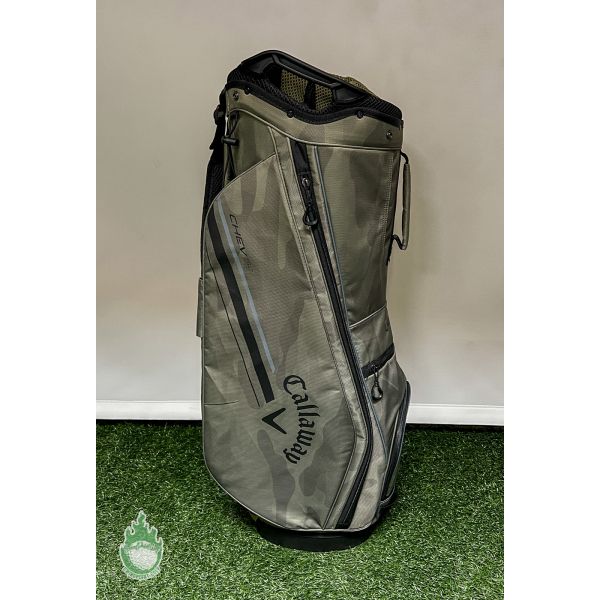 New 2024 Callaway CHEV 14 Way Golf Cart Carry Bag Olive Camo