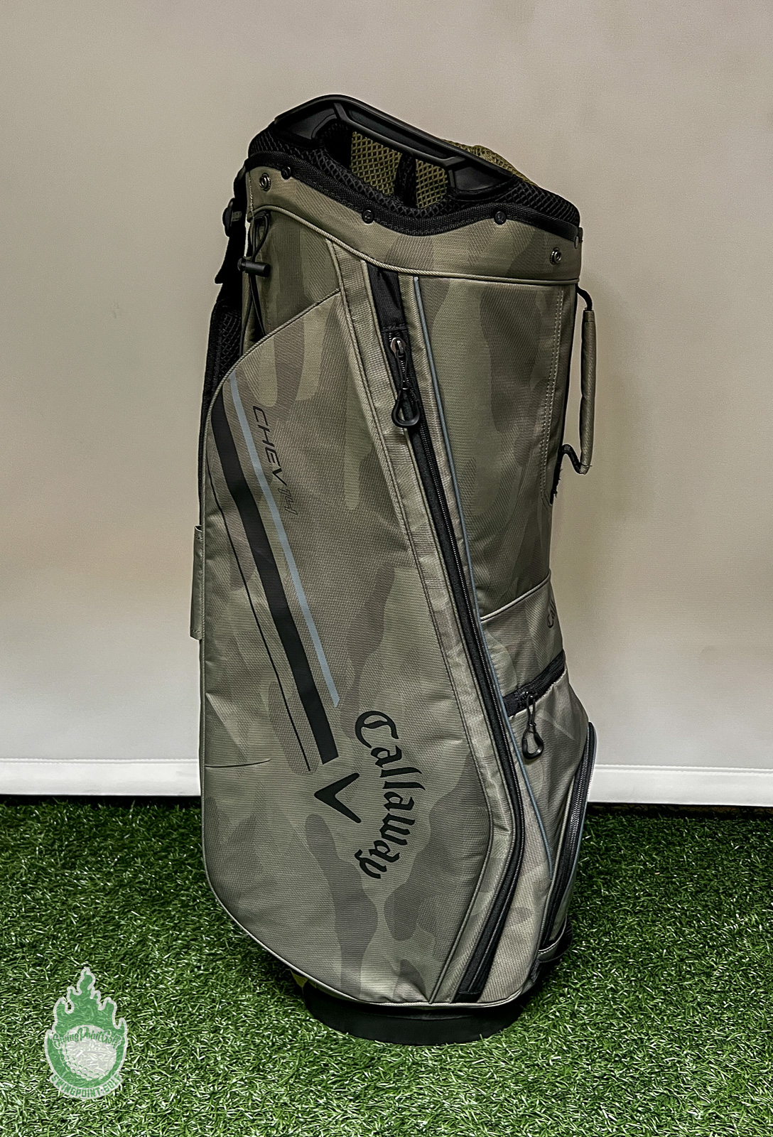New 2024 Callaway CHEV 14 Way Golf Cart Carry Bag Olive Camo