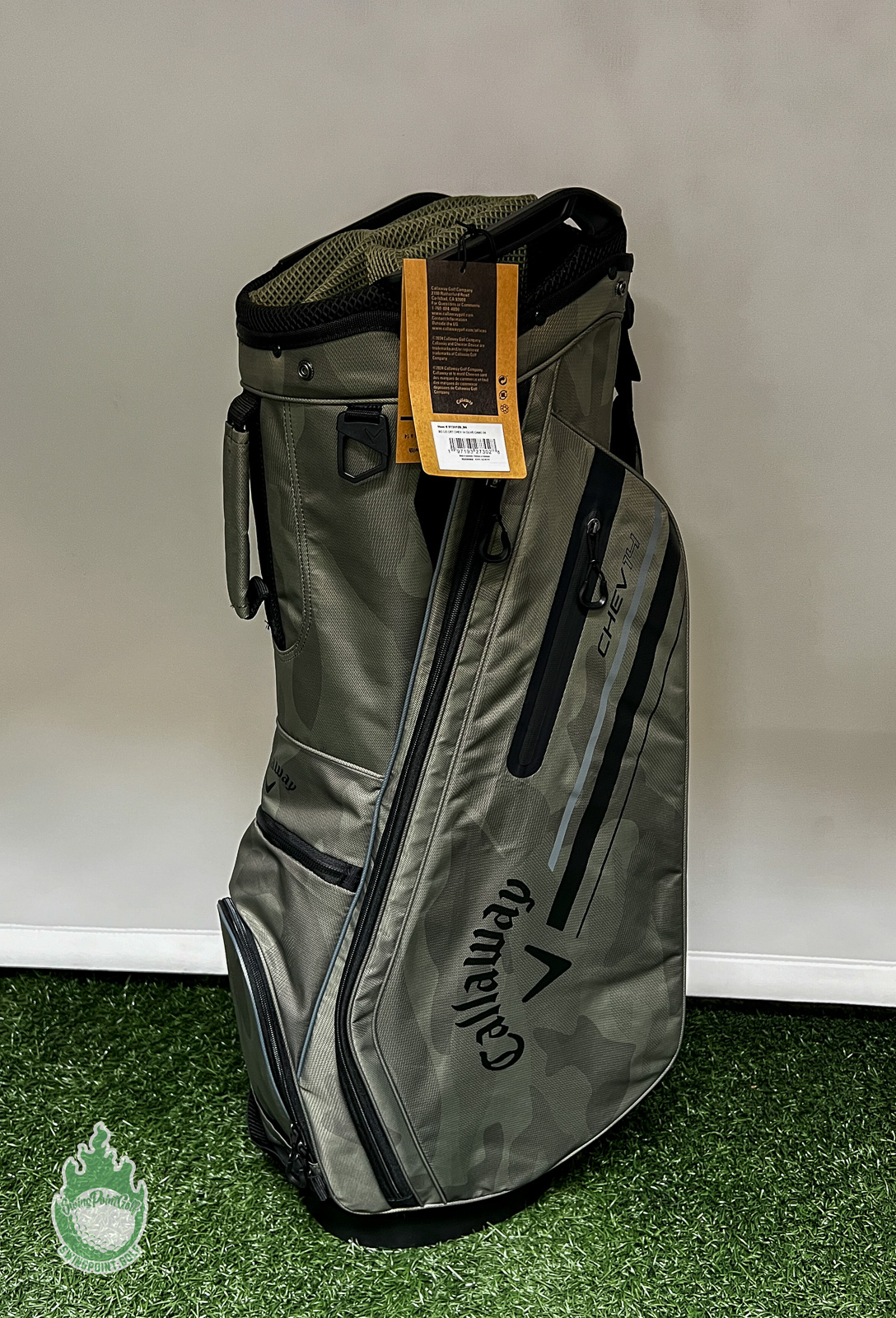 New 2024 Callaway CHEV 14 Way Golf Cart Carry Bag Olive Camo