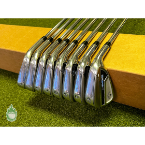 Used RH Callaway Paradym Ai-Smoke Irons 4-PW/AW 95g Stiff Flex Steel Golf Set
