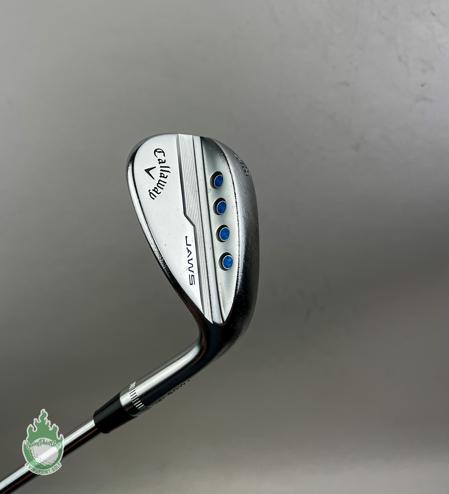 Used RH Callaway MD5 Jaws Chrome W Grind Wedge 58*-12 Wedge Steel Golf