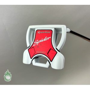 Used Right Handed TaylorMade Spider Ghost White 33" Putter Steel Golf Club