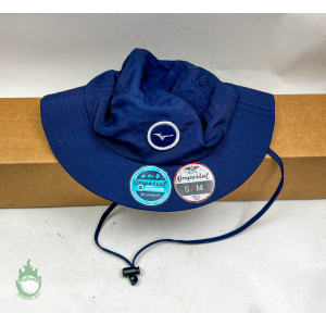 New w/ Tags Mizuno Blue Bucket Hat Imperial Coolcore S/M 30% Cooler