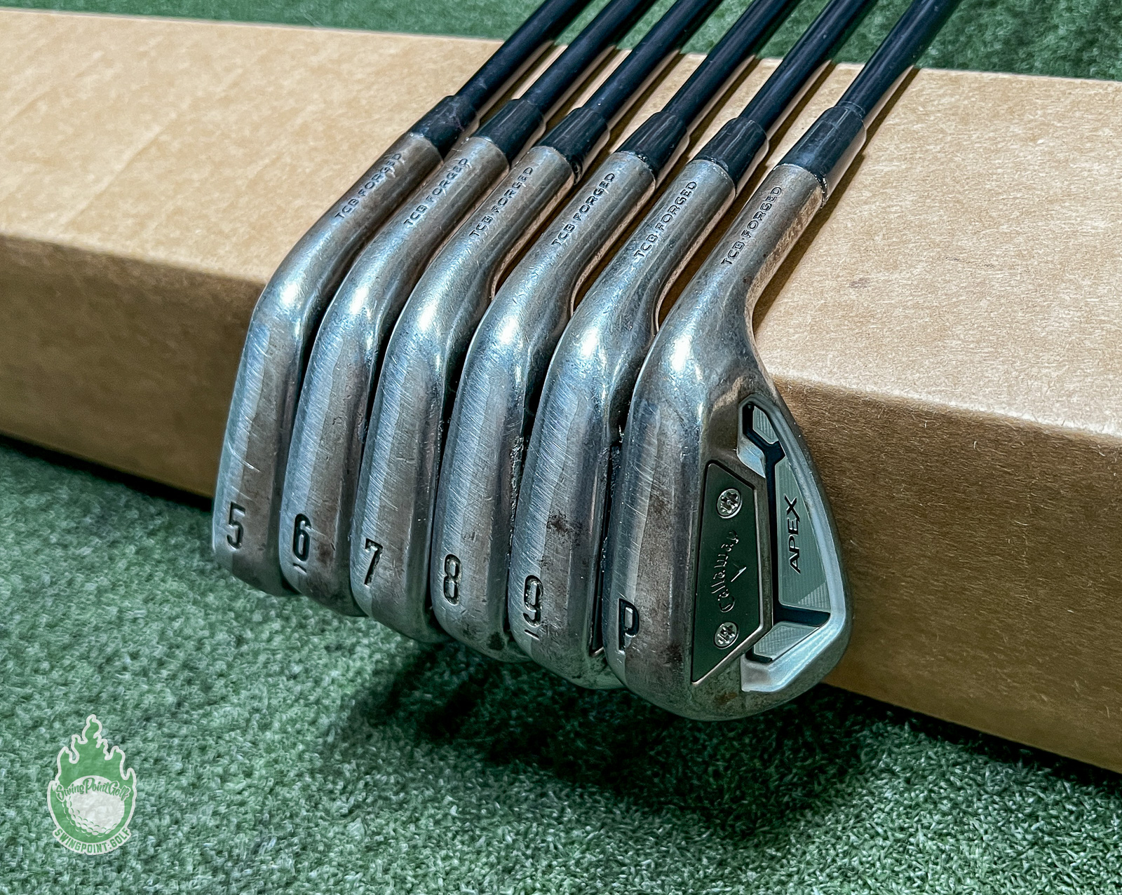 Tour Issue Callaway APEX TCB Raw Forged Irons 5-PW X100 X Stiff 