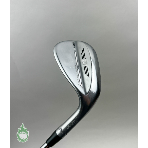 【美品】Vokey SM9 56-10S Titleist Vokey Design SM9 56*/10* S Grind Steel Wedge Flex