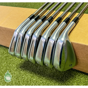 Used 2020 TaylorMade P-770 Forged Irons 4-PW recoil Regular Graphite Golf Set