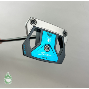 Used LH TaylorMade Spider 5K-ZT Milled 34" Putter Black Steel Golf Club