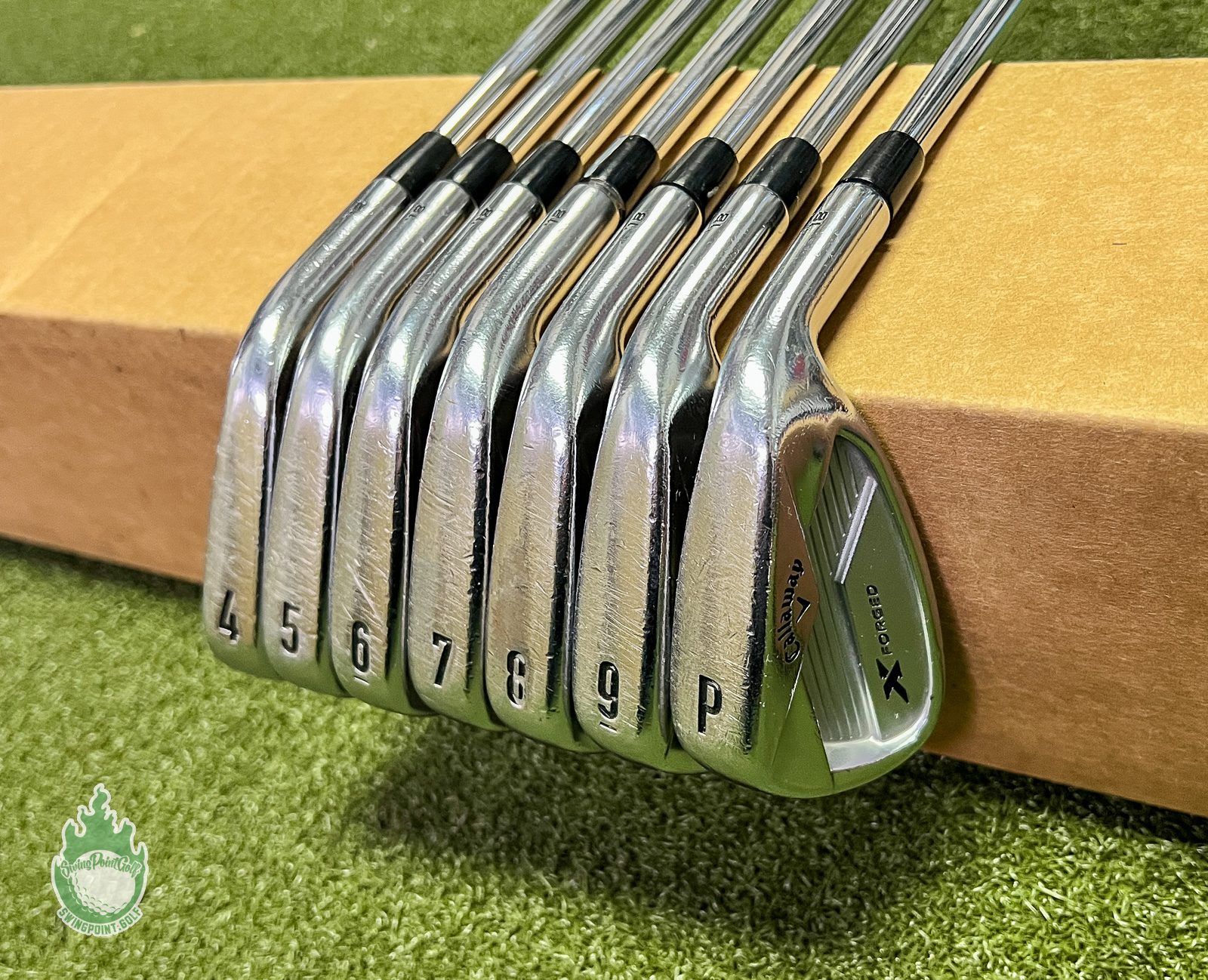 2018 Callaway X-Forged Irons 4-PW Project X LZ 120g Stiff Steel