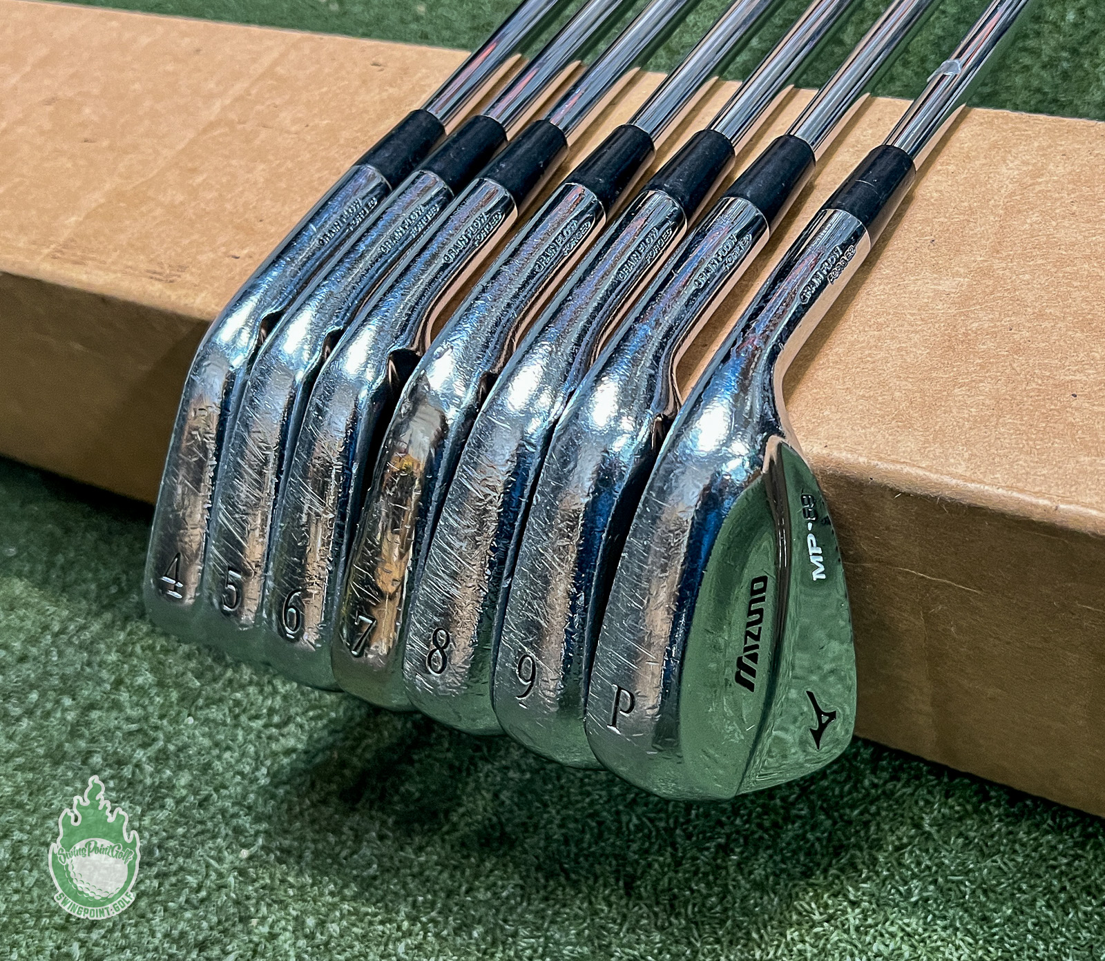 Used RH Mizuno MP-69 Irons 4-PW Dynamic Golf S300 Stiff Flex Steel