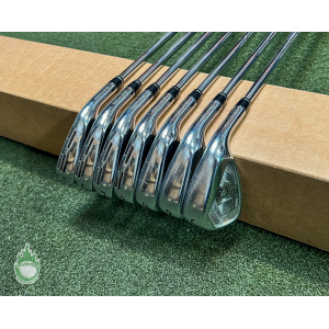 Used RH Wilson Staff C-300 Forged Irons 5-PW/GW 105g Regular Steel Golf Set